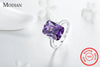 Modian Instagram New Classic 925 Sterling Silver Luxury Rings For Women Anniversary Engagement Jewelry Silver Ring Anel