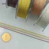 1mm Polyester Braided Cord with Metallic Cord Jewelry Macrame Accessories Rope for Bracelet Making String Beading Threads - Image 5