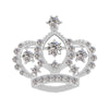 Female Crown Brooch Simulated Crystal White K Engagement Wedding Brooch for Women - Image 5