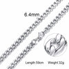 Necklace Curb Chains Link Men Choker Stainless Steel Male Female Accessories - Image 12