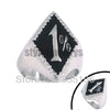 Black One Percent Biker Ring Stainless Steel Classic Motor Biker Men's Jewelry - Image 2