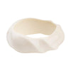 Resin Cuff Engraved Bracelets Bangles for Women White Acrylic Wide Big Bracelet Female Simple Charm Party Jewelry - Image 9