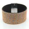 Xqni Colorful Crystal Bracelet Bangles Rhinestone Wide Wrap Charm Women Nation Flag Bracelet Cuff Bracelet Wristband Jewelry - Image 5