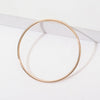 Stainless Steel Classic Round Single Circle Bangle Simple Closed Thin Wire Charm Bracelets for Women Jewelry Gift - Image 3