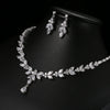 Cubic Zirconia Stud and Necklace Set with 44 cm Chain in Multiple Colors - Image 17
