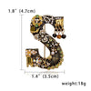Enamel Pearl Rhinestone Letter Initials Brooches For Women Pins Metal Wedding Party Lady Jewelry Dress Suit Coat Gifts - Image 8