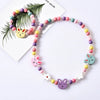 25 styles Cute Animal Flower Cartoon Flower Children's sweater necklace bracelet for children gift - Image 14
