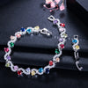 BeaQueen Charming Dark Blue Crystal Women Tennis Bracelets with Cubic Zirconia Stone Brides Party Accessories Jewelry Gift - Image 6