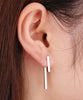 Smjel Simple T Bar Drop Earring for Women Geometric Ear Jacket Earrings Wedding Gifts - Image 8