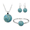 Van Gogh Painting Jewelry Sets The Starry Night Glass Dome Earrings Necklace Bracelets For Women Vintage Jewellery - Image 11