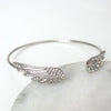 Korean Jewelry Angel Wing Rhinestones Bracelet Personality Alloy Open Wings Bracelet Feather Bracelet Bracelets &bangles - Image 4