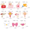 11 Style Sakura Star Wings Bowknot Rhinestone Brooch Heart Badge Jackets Brooches For Women Enamel Pin Metal Accessories Jewelry - Image 6
