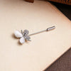 Letter Rhinestone Word Letter Pins Brooches For Women Butterfly Zircon Long Needle Brooch Clothing Jewelry Gift - Image 9