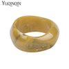 Vintage Resin Cuff Charms Bracelet Bangles for Women Jewelry Acrylic Wide Irregular Geometric Party Bangle For Girls - Image 5