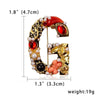 Enamel Pearl Rhinestone Letter Initials Brooches For Women Pins Metal Wedding Party Lady Jewelry Dress Suit Coat Gifts - Image 11