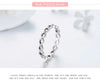 New Vintage Jewelry Original Solid 925 Sterling Silver Mobius Finger Ring Fine Jewelry For Women Wedding Gift