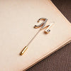 Letter Rhinestone Word Letter Pins Brooches For Women Butterfly Zircon Long Needle Brooch Clothing Jewelry Gift - Image 7