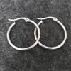 25mm Titanium 316L Stainless Steel Circle Hoop Earrings Vacuum Plating No Fade - Image 1