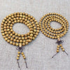 Natural Green Sandalwood Bracelets 6 20mm Tibetan Prayer Malas Wooden Beaded Necklace Bracelet Jewelry men - Image 8