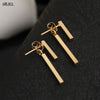Smjel Simple T Bar Drop Earring for Women Geometric Ear Jacket Earrings Wedding Gifts - Image 1