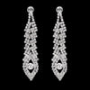 Silver Color Crystal Long Wedding Drop Earrings for Women Rhinestones Tassels Dangle Earrings Brides Gifts Party Jewelry - Image 25