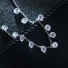 Shiny Zircon Star Women Platinum Plated Short Chain Ladies Necklace Jewelry Wedding Gift - Image 3