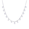 Shiny Zircon Star Women Platinum Plated Short Chain Ladies Necklace Jewelry Wedding Gift - Image 5
