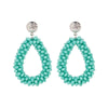 Water Drop Earrings for Women Faceted Beads Handmade Crystal Earring Big Earrings Long Earrings vintage - Image 15