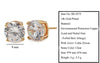 Jewelry Single Round Clear CZ Stud Earrings for Women Gold Plated Cubic Zircon - Image 11