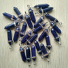 24pcs/lot Good Quality Assorted Stone Mixed Pillar Charms Chakra Pendants for Necklaces Making - Image 24