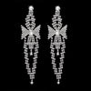 Silver Color Crystal Long Wedding Drop Earrings for Women Rhinestones Tassels Dangle Earrings Brides Gifts Party Jewelry - Image 33
