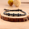 Braided Macrame Bracelets Men 8mm Micro Pave Black CZ Disco Balls Beads Charm Yoga Bracelet Jewelry Gift - Image 5