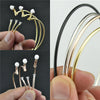 Large Circle Clip-On Earrings with Metallic Finish - Image 4