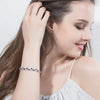 BeaQueen Charming Dark Blue Crystal Women Tennis Bracelets with Cubic Zirconia Stone Brides Party Accessories Jewelry Gift - Image 3