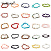 Irregular Chip Bead Stretch Bracelet in Multiple Colors - Image 1