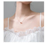 Modian Round Classic Brand Silver Necklace Charm 925 Sterling Silver Rose & Gold Color Pattern Necklaces Pendant Wedding Jewelry