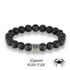 Stone bracelet beads lava bangles Bracelet Men 12 Constellation Jewelry male Lover Gifts - Image 14