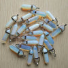 24pcs/lot Good Quality Assorted Stone Mixed Pillar Charms Chakra Pendants for Necklaces Making - Image 19