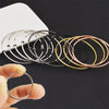 1 Pair Big Circle Large Hoop Earrings Fake Spring Clip On Nose Ring Hoop Lip Ring Helix Ring Hoop Fake Ear Ring Accessories - Image 1