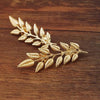 European And American Style Retro Golden Leaves Suit Collar Shirt Collar Pin Buckle Collar Clip Brooch Unisex Rhinestone Brooch - Image 7