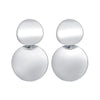 Unique Elegant Round Metal Earrings for Women Geometric Alloy Statement Ear Jewelry Gift 3 Colors - Image 16