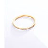1.5mm Wide workmanship Zircon Ring For Women Titanium Steel Gifts for Lovers Jewelry Wedding Ring - Image 3