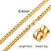 Necklace Curb Chains Link Men Choker Stainless Steel Male Female Accessories - Image 8