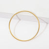 Stainless Steel Classic Round Single Circle Bangle Simple Closed Thin Wire Charm Bracelets for Women Jewelry Gift - Image 4
