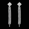 Silver Color Crystal Long Wedding Drop Earrings for Women Rhinestones Tassels Dangle Earrings Brides Gifts Party Jewelry - Image 18