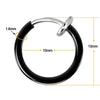 2Pcs Spring Clip Fake Earring For Mens/Womens Stainless Steel Small Ear Circle On Nose Ring Hoop Lip Ring Jewelry - Image 5
