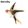Enamel Flying Swallow Brooch Pins For Women Animal Bird Broche Jewelry Gift - Image 7