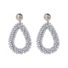 Water Drop Earrings for Women Faceted Beads Handmade Crystal Earring Big Earrings Long Earrings vintage - Image 8