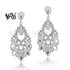 Hyperbole Crystal Classic Hollow out design Drop Earrings for Women Gift - Image 9