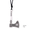 Slavic Axe Pendant Necklace Amulet Celtics Knot Nordic Valknut Rope Necklaces For Men Vintage Punk Jewelry Gifts - Image 19